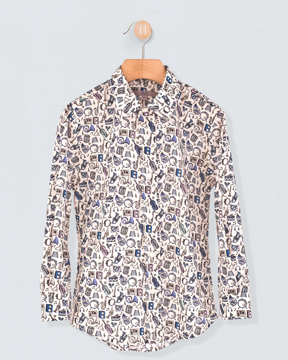 Renard Liberty Blue Musical Mile Shirt